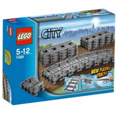 Конструктор LEGO City Гибкие пути 26х19х6 (7499)